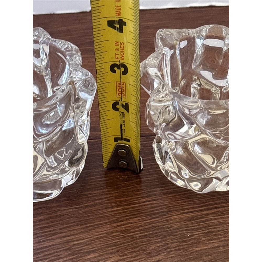 PartyLite Pair of‎ Glacier Votive/Tealight Candleholders - Picture 6 of 7